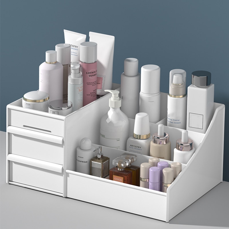 Desk Makeup Organizer Vanity Storage