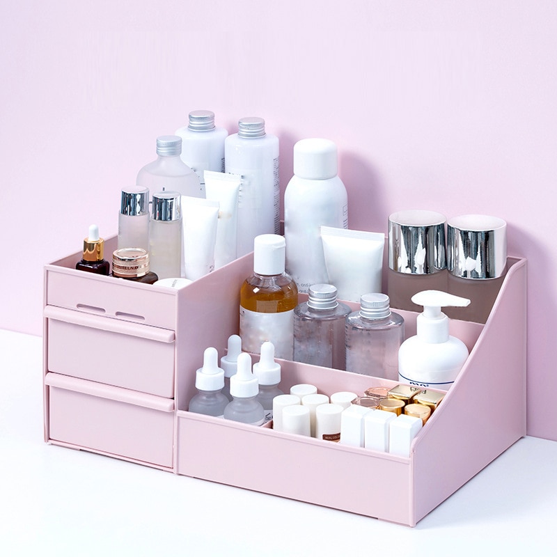 Desk Makeup Organizer Vanity Storage