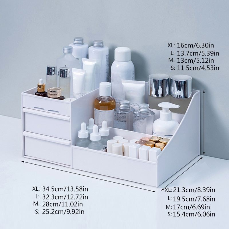 Desk Makeup Organizer Vanity Storage