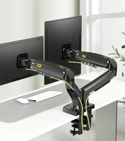 Desk Mounting Dual Monitor Holder Desk Mounting Dual Monitor Holder