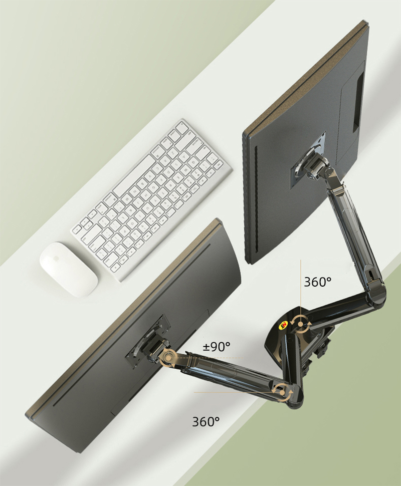 Desk Mounting Dual Monitor Holder Desk Mounting Dual Monitor Holder