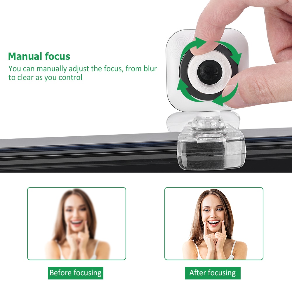 Desktop Camera with Built-in Mic Desktop Camera with Built-in Mic
