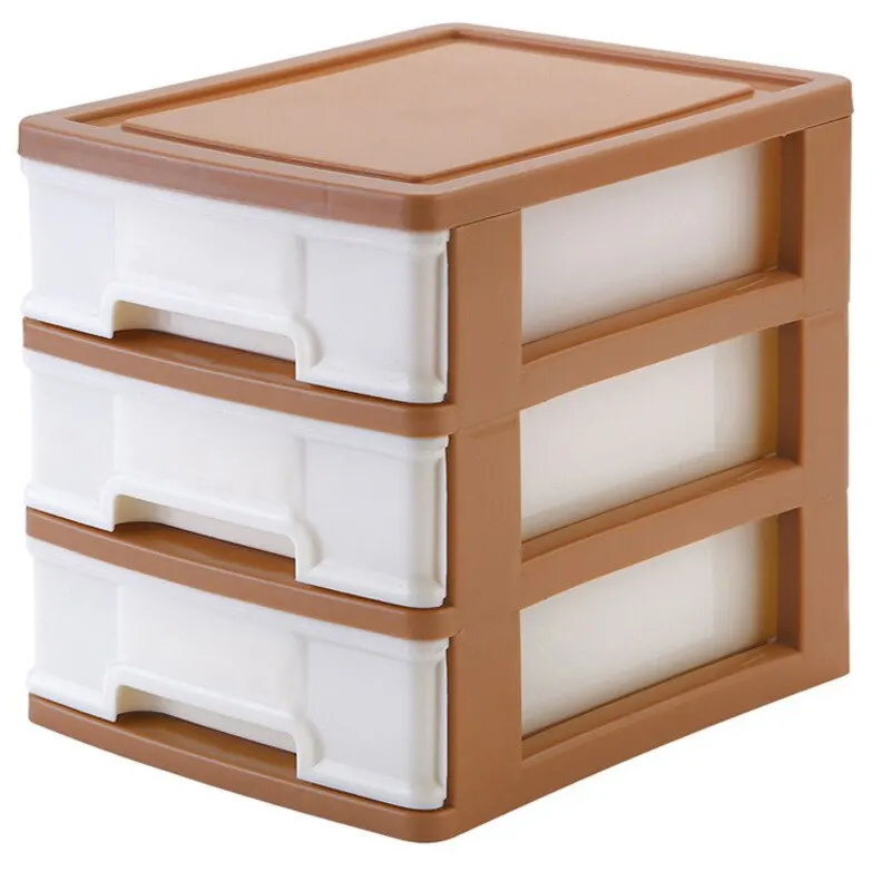 Desktop Drawer Storage Cabinet 3 Drawers Office Stationery Storage Box Small Miscellaneous Items Sorting Box