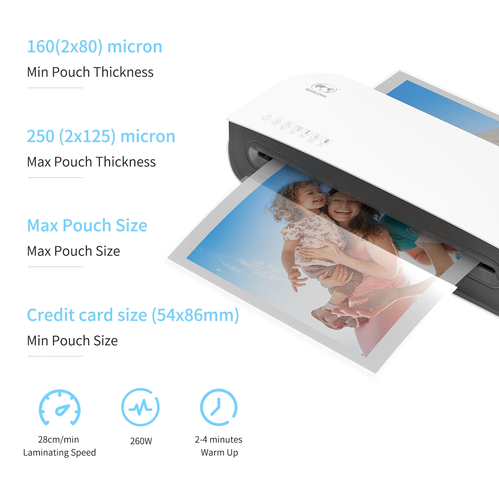 Desktop Laminator Machine Set A4 Size Hot and Cold Lamination 2 Roller System 9 inches Max Width for A4/A5/A6 Desktop Laminator Machine Set A4 Size Hot and Cold Lamination 2 Roller System 9 inches Max Width for A4/A5/A6