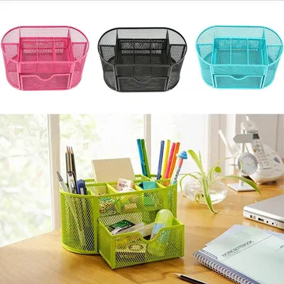 Desktop Organizer Metal Mesh