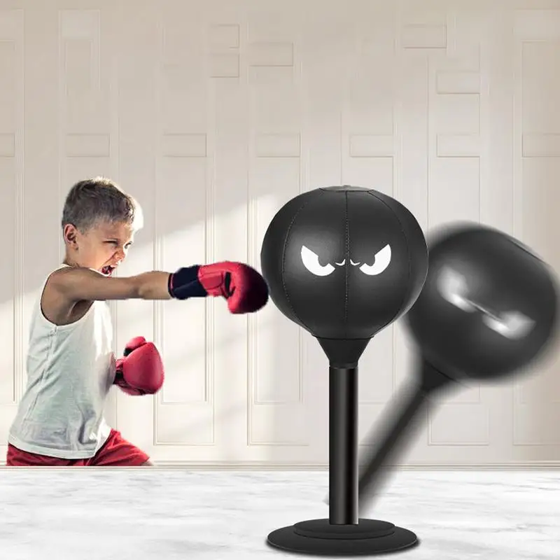 Desktop Punching Bag Desk Boxing Bag With Suction Fun Punch Rage Bag Table Cup Stress Relief Tabletop Punching Bag With