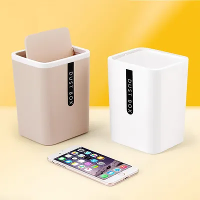 Desktop Small Plastic Trash Can