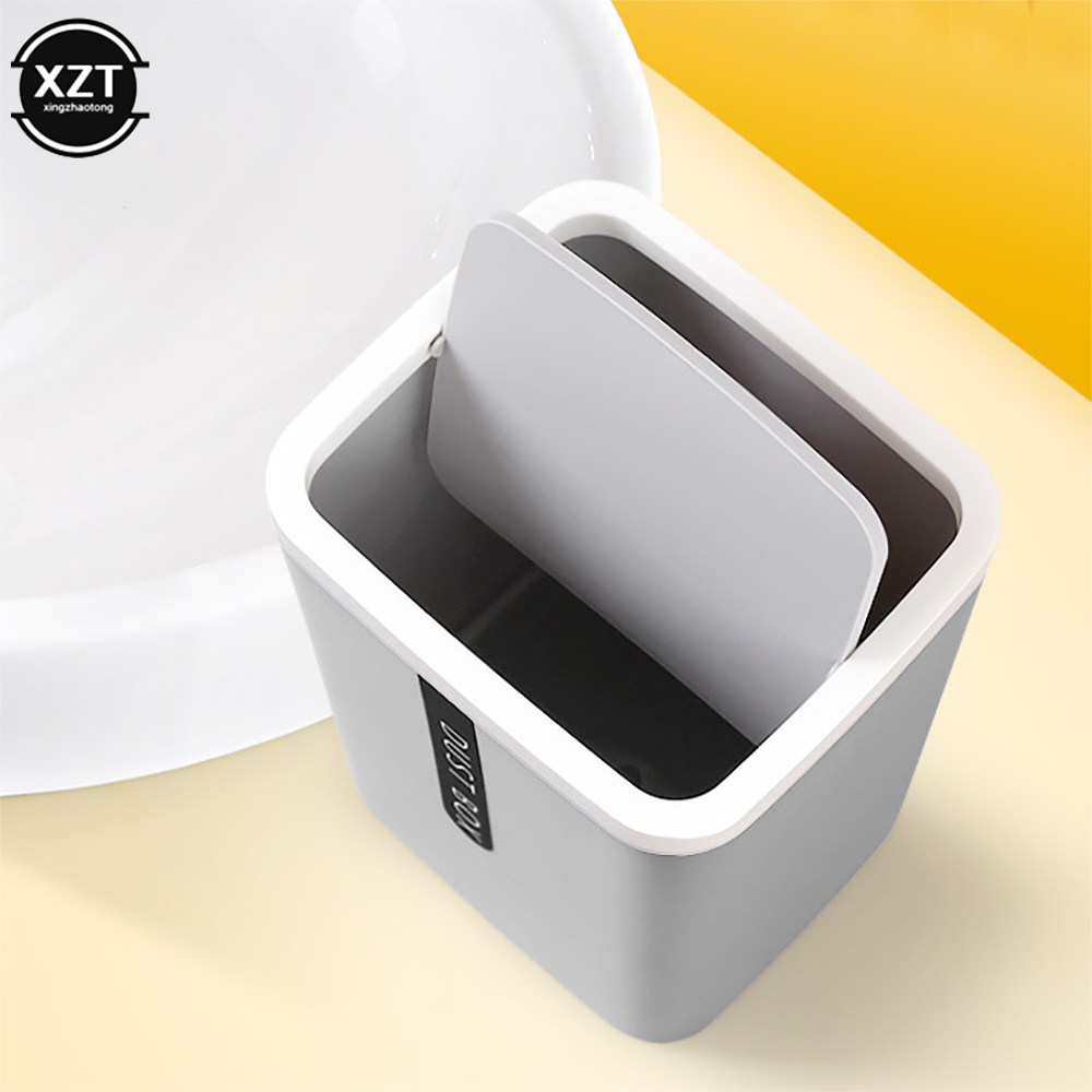 Desktop Small Plastic Trash Can