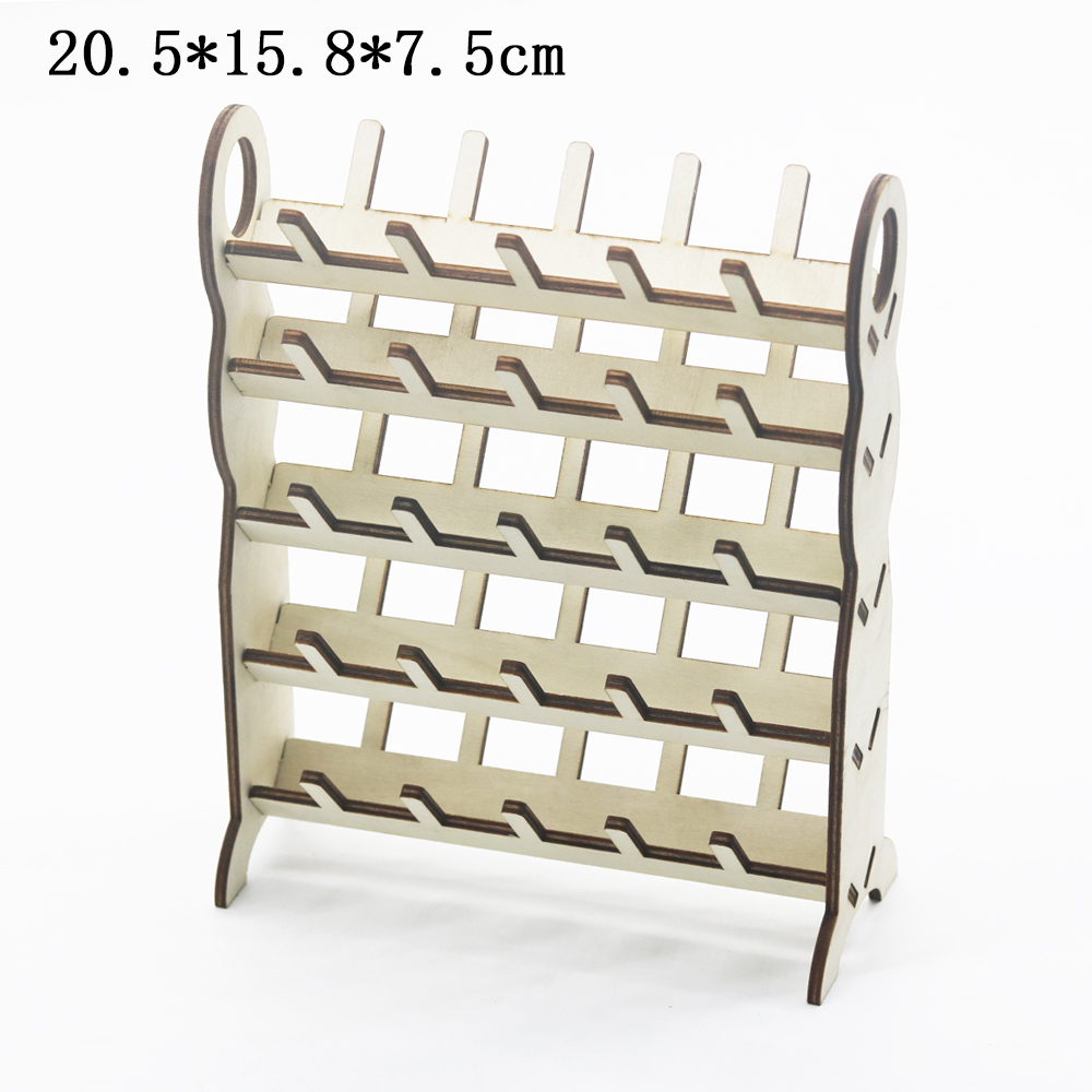 Detachable 50 Spools Wooden Spool Holder Detachable 50 Spools Wooden Spool Holder