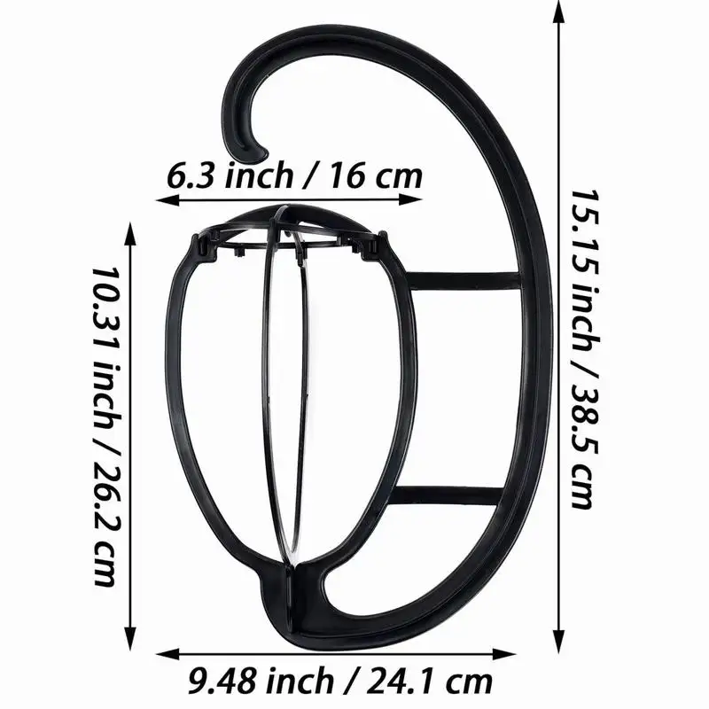 Detachable and Portable Plastic Hanging Wig Holder for Organizing Wig Storage, Head Cover, Hat Support Frame Detachable and Portable Plastic Hanging Wig Holder for Organizing Wig Storage, Head Cover, Hat Support Frame