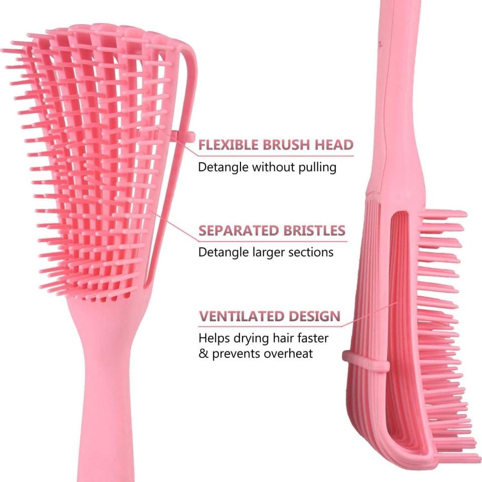 Detangling Hair Brush for Curly Hair