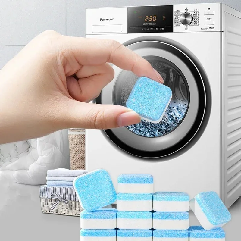 Detergent 12 PCS Household Cleaning Accessories Washing Machine Cleaning Tablets Effervescent Cleaning Tablets Cleaner Detergent 12 PCS Household Cleaning Accessories Washing Machine Cleaning Tablets Effervescent Cleaning Tablets Cleaner