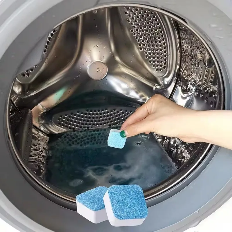 Detergent 12 PCS Household Cleaning Accessories Washing Machine Cleaning Tablets Effervescent Cleaning Tablets Cleaner