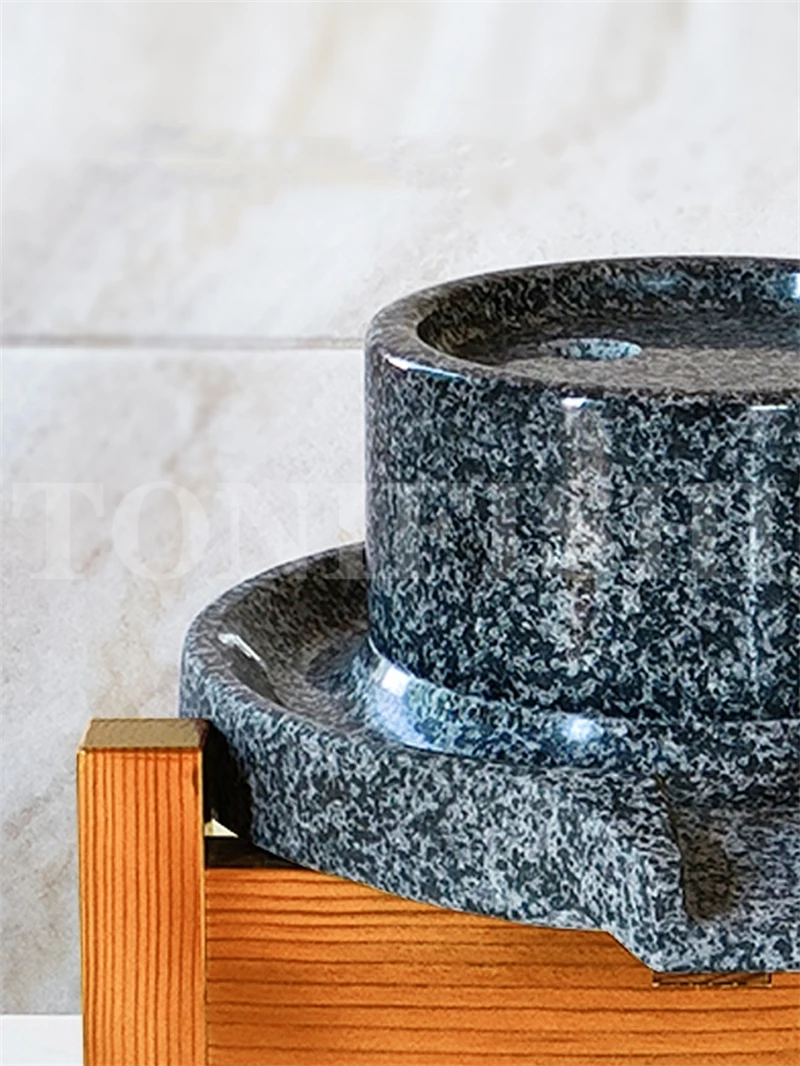 Diameter 20*30CM Stone Mill Household Grinding Disc Old-fashioned Soybean Milk Refiner Small Old-fashioned Grinding Diameter 20*30CM Stone Mill Household Grinding Disc Old-fashioned Soybean Milk Refiner Small Old-fashioned Grinding