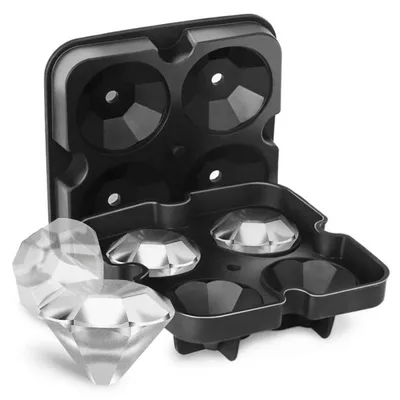 Diamond Ice Cube Tray 4-Grids Diamond Ice Cube Tray 4-Grids