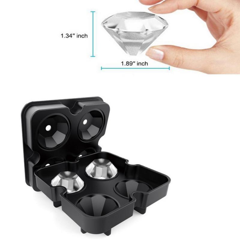 Diamond Ice Cube Tray 4-Grids Diamond Ice Cube Tray 4-Grids