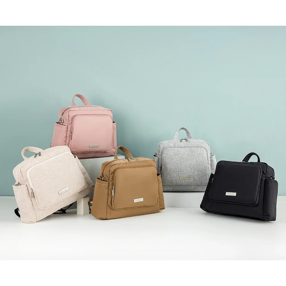 Diaper Bags for Mother Waterproof Large Capacity Solid Polyester Diaper Backpacks Travel Bag for Newborn Baby Diaper Bags for Mother Waterproof Large Capacity Solid Polyester Diaper Backpacks Travel Bag for Newborn Baby