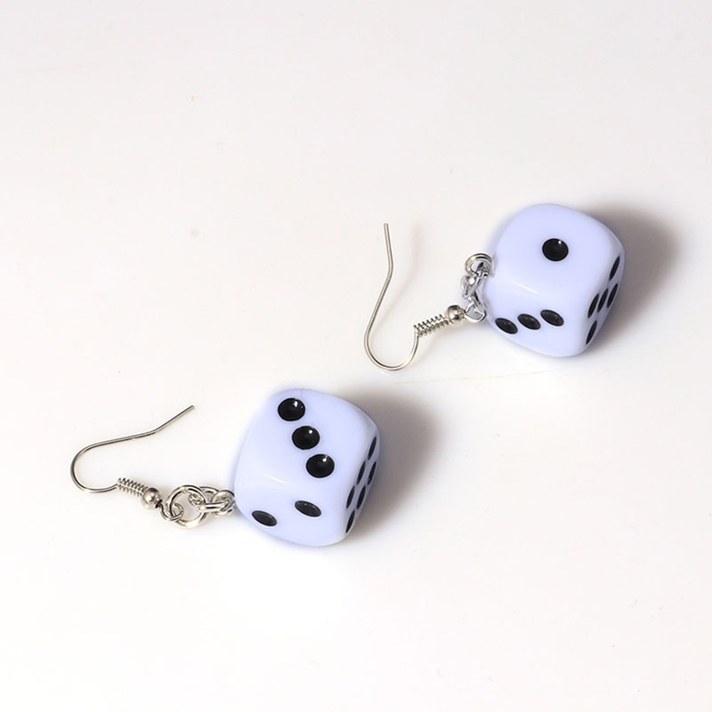 Dice Earrings Ladies Stylish Jewelry Dice Earrings Ladies Stylish Jewelry