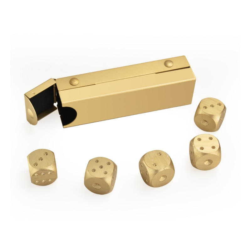 Dice Set Aluminum Whiskey Stones Dice Set Aluminum Whiskey Stones