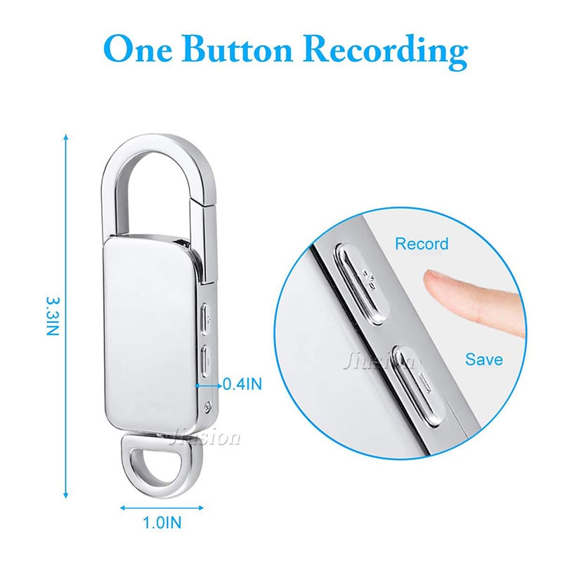Dictaphone 8GB Voice Recorder Keychain Dictaphone 8GB Voice Recorder Keychain