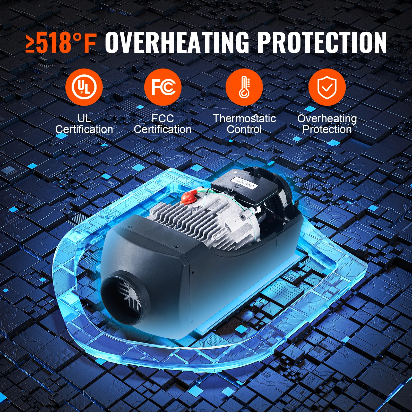 Diesel Air Heater 12V 5/8KW Diesel Heater Diesel Parking Heater Rapid Heating and Low Noise for RV Trailer Camper Van Diesel Air Heater 12V 5/8KW Diesel Heater Diesel Parking Heater Rapid Heating and Low Noise for RV Trailer Camper Van