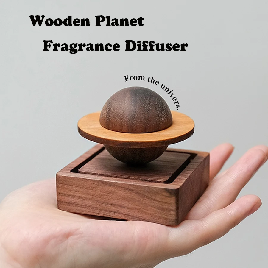 Difuser Wood Scent Essential Oil Diffuser Jupiter Shape Home Decoration Fresh Air Difuser Wood Scent Essential Oil Diffuser Jupiter Shape Home Decoration Fresh Air