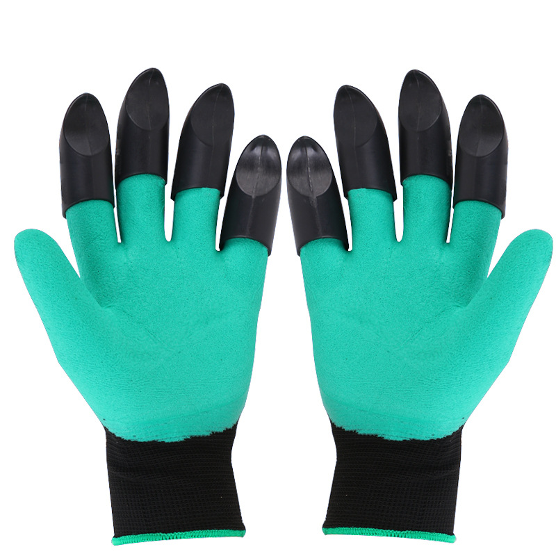 Digging Gloves with Fingertip Claws