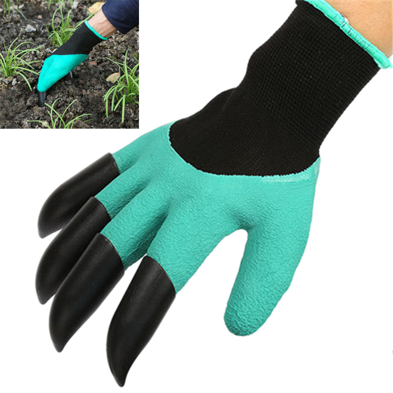 Digging Gloves with Fingertip Claws