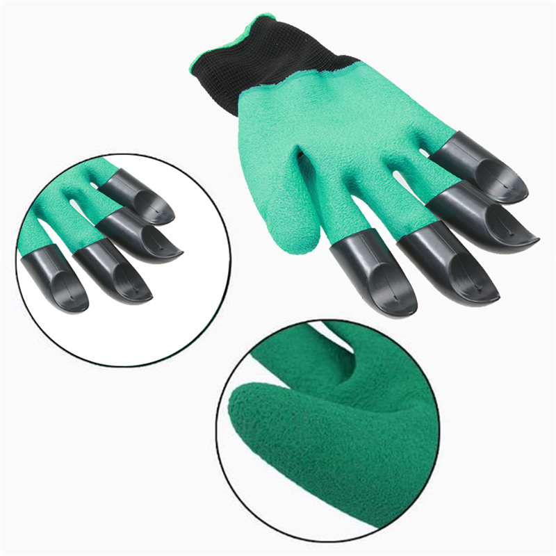 Digging Gloves with Fingertip Claws