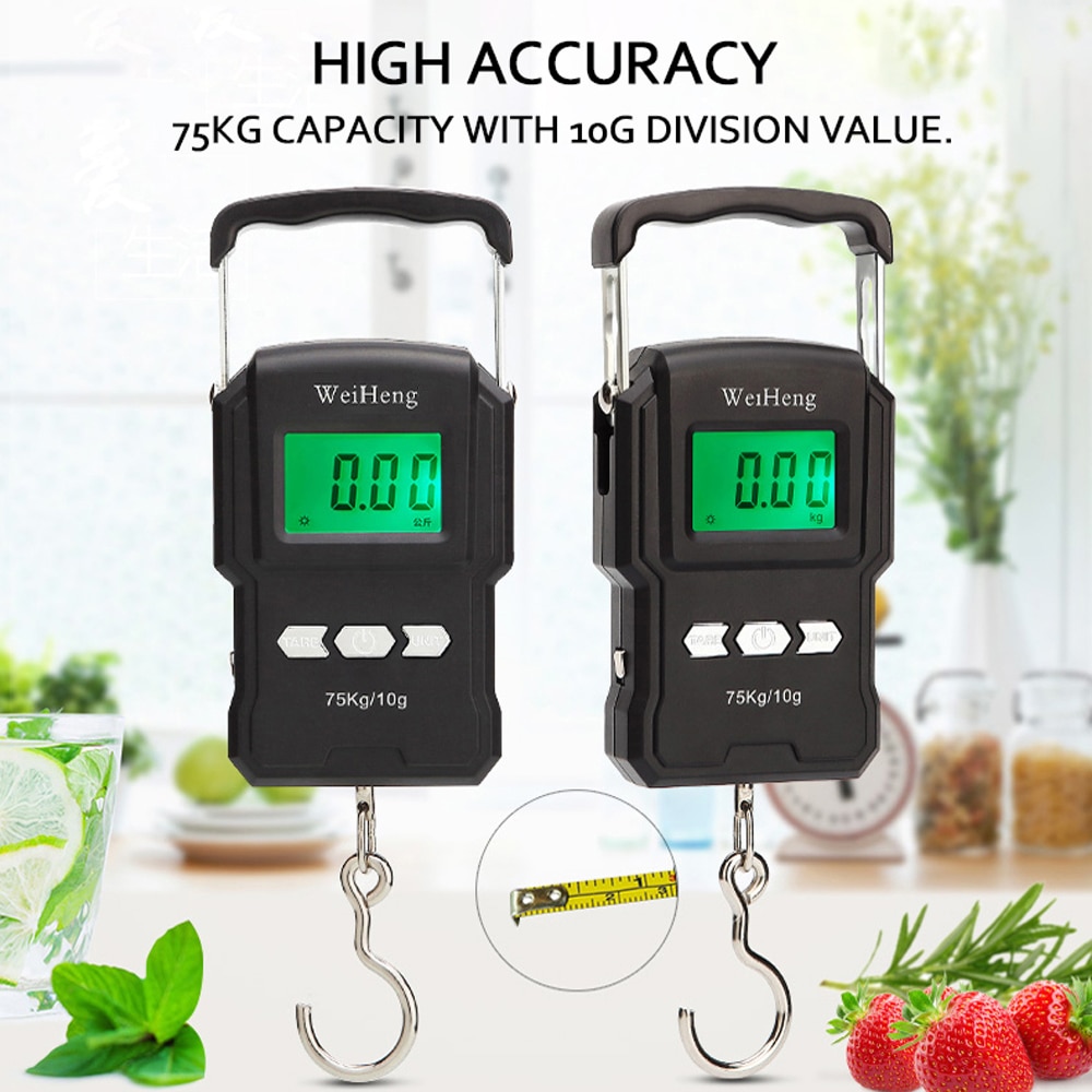 Digital 75kg Hook Weighing Scale