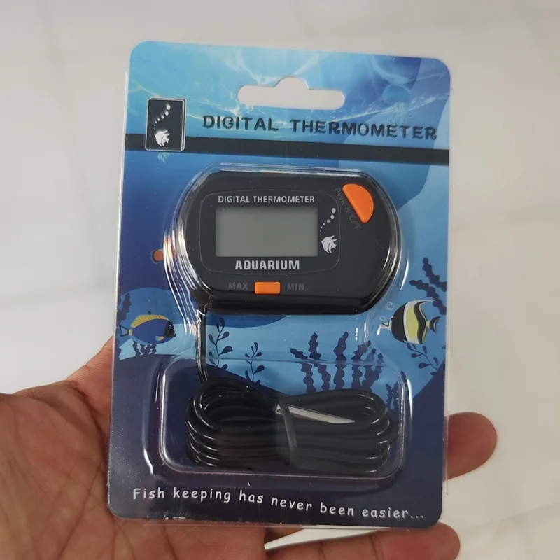 Digital Aquarium Fish Tank Thermometer with Suction Cup Temperature Sensor Meter Tester Thermometer Measurement Control