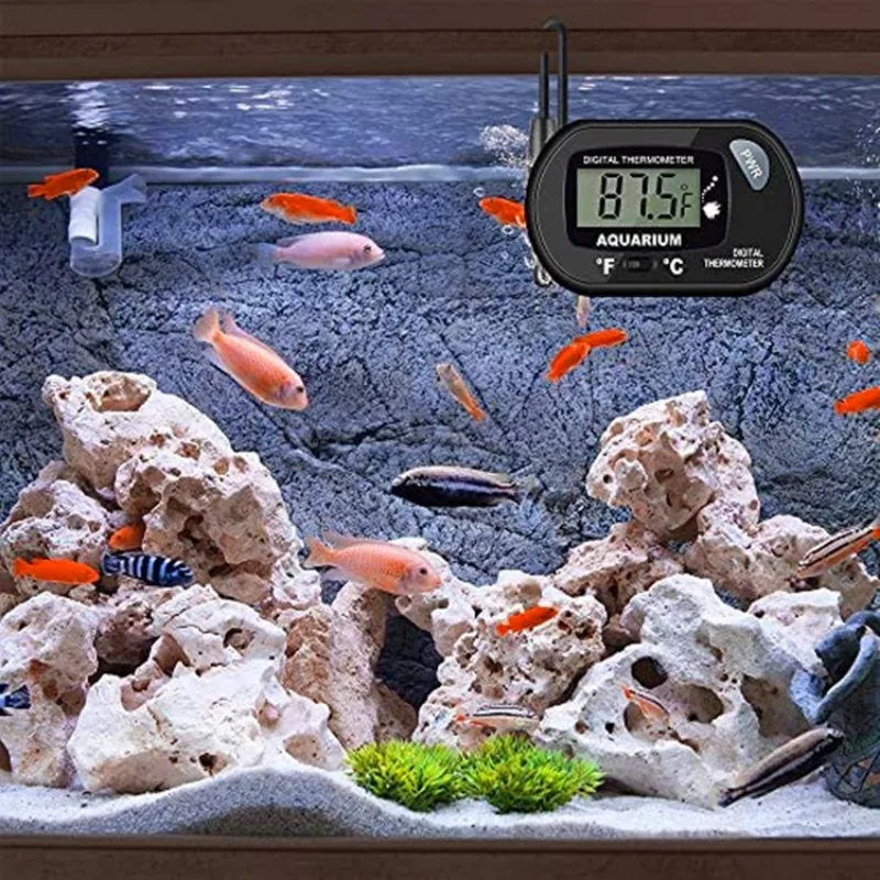 Digital Aquarium Fish Tank Thermometer with Suction Cup Temperature Sensor Meter Tester Thermometer Measurement Control