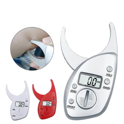 Digital Body Fat Caliper Measurement Tool