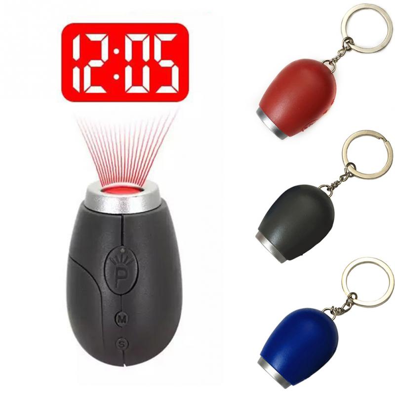Digital Clock Mini Projection Keychain Digital Clock Mini Projection Keychain