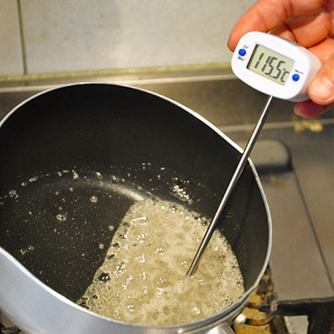 Digital Cooking Thermometer Steel Probe Digital Cooking Thermometer Steel Probe