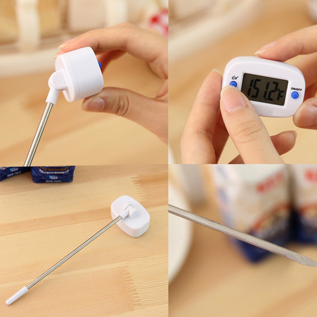 Digital Cooking Thermometer Steel Probe Digital Cooking Thermometer Steel Probe