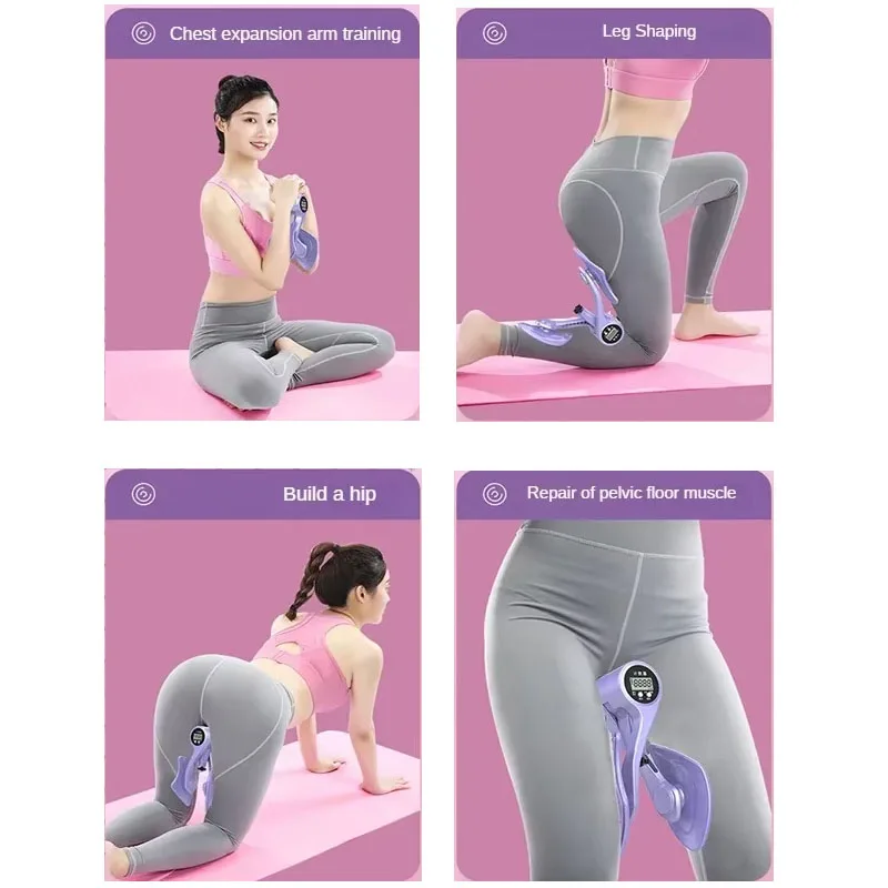 Digital Counter Hip Trainer Leg Trainers Pelvic Floor Muscle Strength Adjustable Leg Exerciser Inner Thigh Fitness Digital Counter Hip Trainer Leg Trainers Pelvic Floor Muscle Strength Adjustable Leg Exerciser Inner Thigh Fitness
