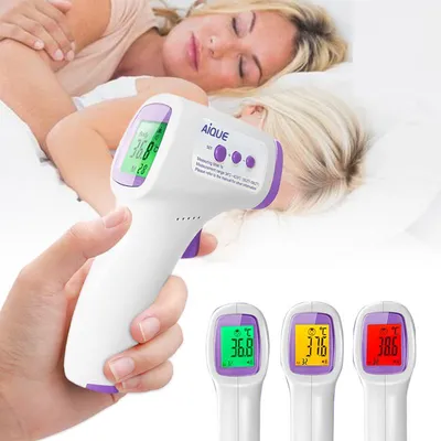 Digital Infrared Forehead Thermometer Fever Contactless Clinical Electronic Medical Temperature Meter