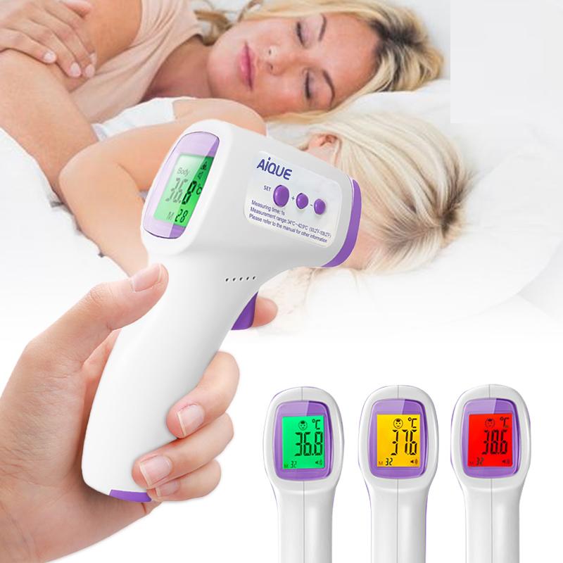 Digital Infrared Forehead Thermometer Fever Contactless Clinical Electronic Medical Temperature Meter