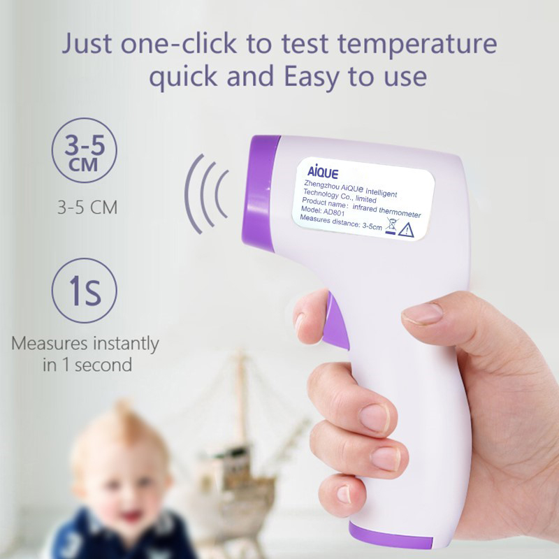Digital Infrared Forehead Thermometer Fever Contactless Clinical Electronic Medical Temperature Meter