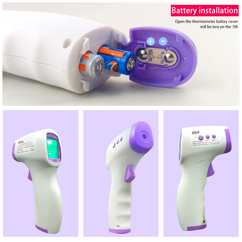 Digital Infrared Forehead Thermometer Fever Contactless Clinical Electronic Medical Temperature Meter