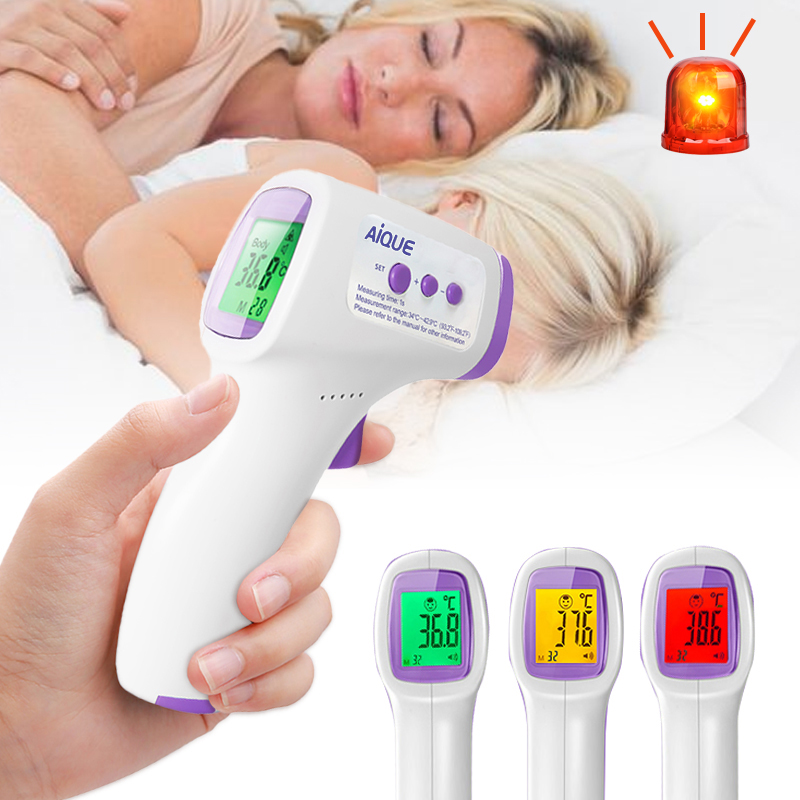 Digital Infrared Forehead Thermometer Fever Contactless Clinical Electronic Medical Temperature Meter