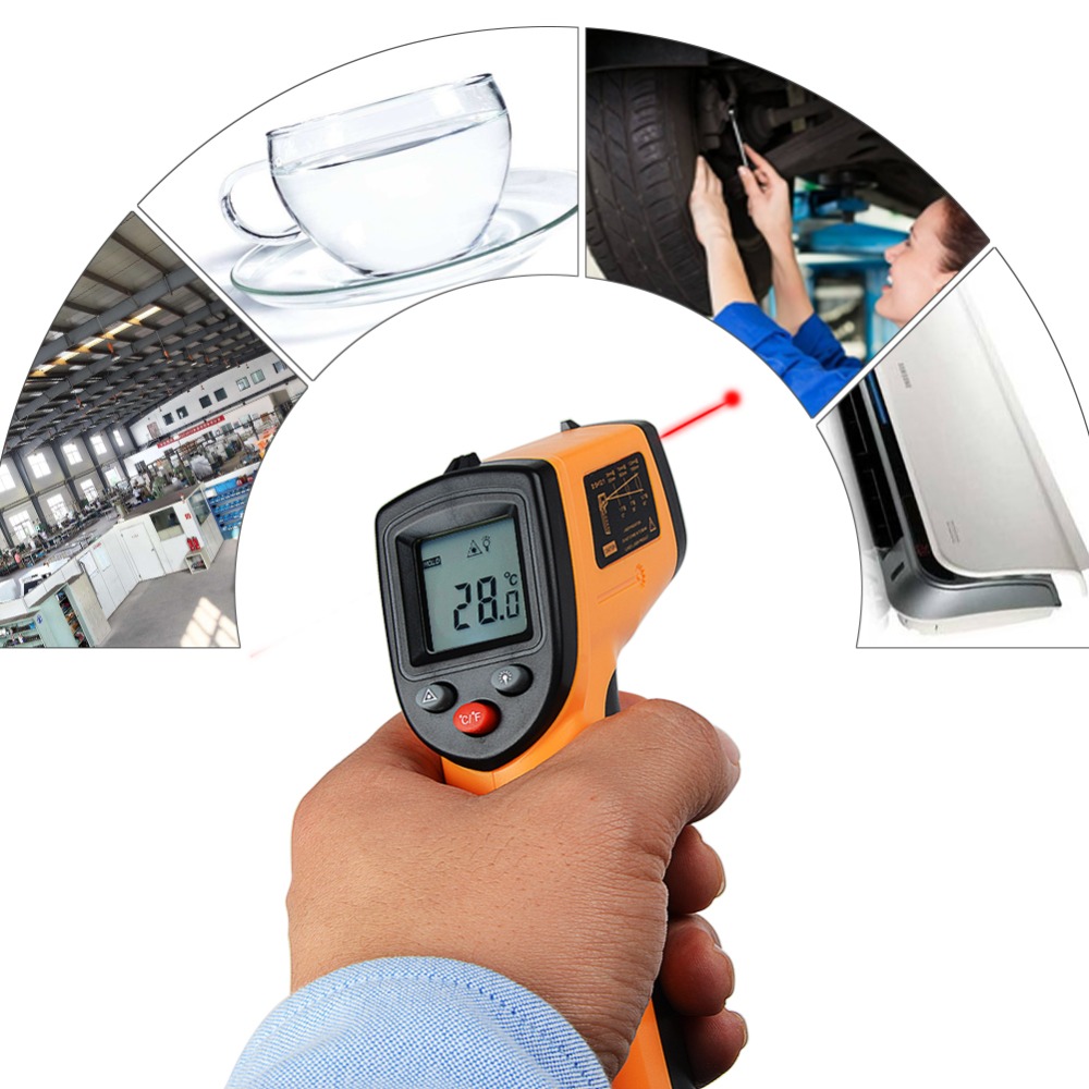 Digital Infrared Thermometer Temperature Gun Digital Infrared Thermometer Temperature Gun