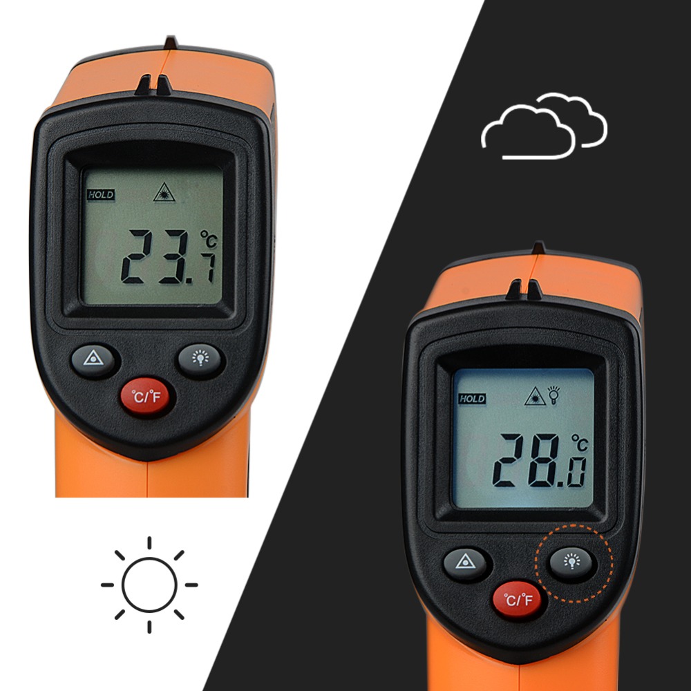 Digital Infrared Thermometer Temperature Gun Digital Infrared Thermometer Temperature Gun