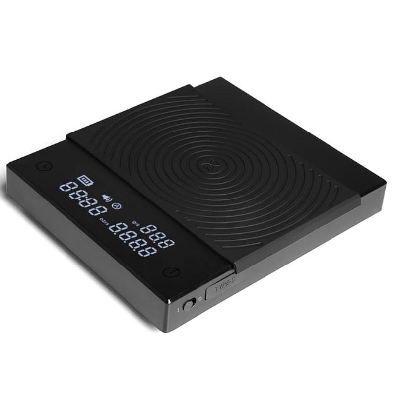 Digital Kitchen Scale for Espresso Coffee Food With Timer Flow Rate Monitor USB Type-C Rechargeable Light Weight Mini