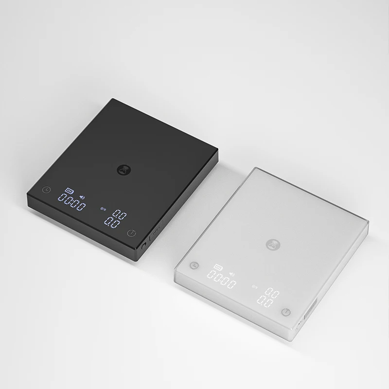 Digital Kitchen Scale for Espresso Coffee Food With Timer Flow Rate Monitor USB Type-C Rechargeable Light Weight Mini