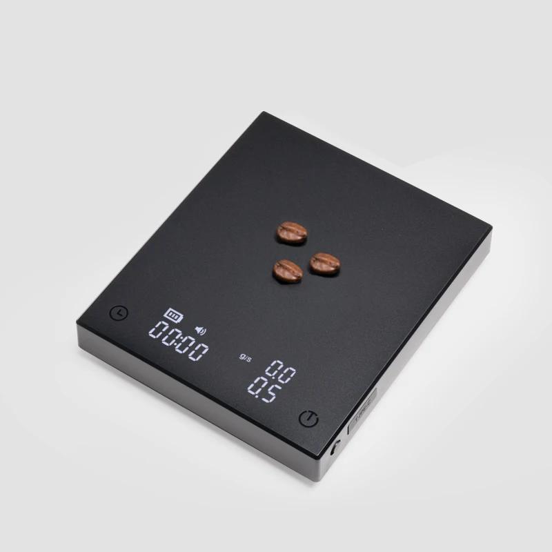 Digital Kitchen Scale for Espresso Coffee Food With Timer Flow Rate Monitor USB Type-C Rechargeable Light Weight Mini