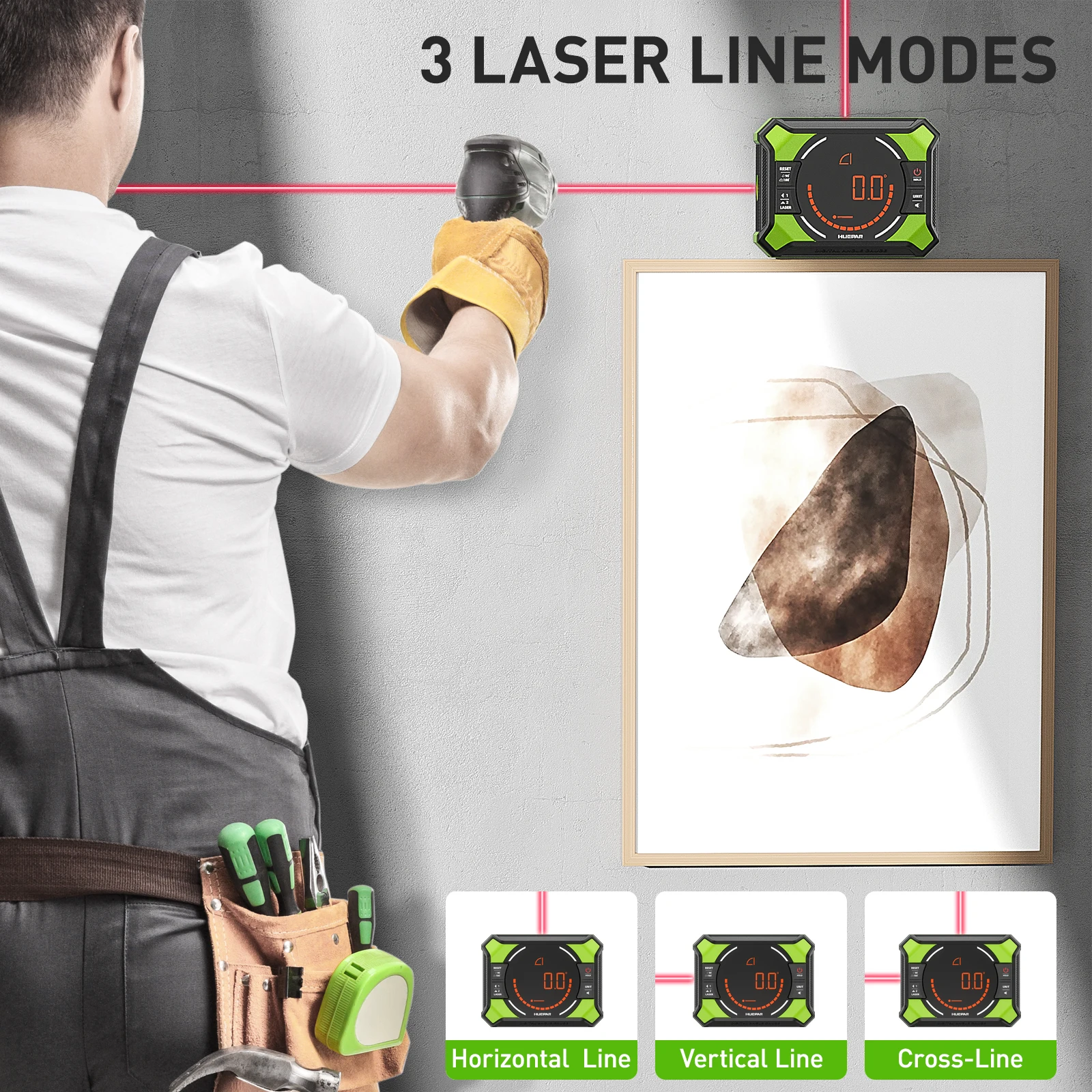 Digital Laser Angle Gauge Electronic Protractor Angle Finder With LCD display Screen & Magnetic Inclinometer Laser Dot Digital Laser Angle Gauge Electronic Protractor Angle Finder With LCD display Screen & Magnetic Inclinometer Laser Dot