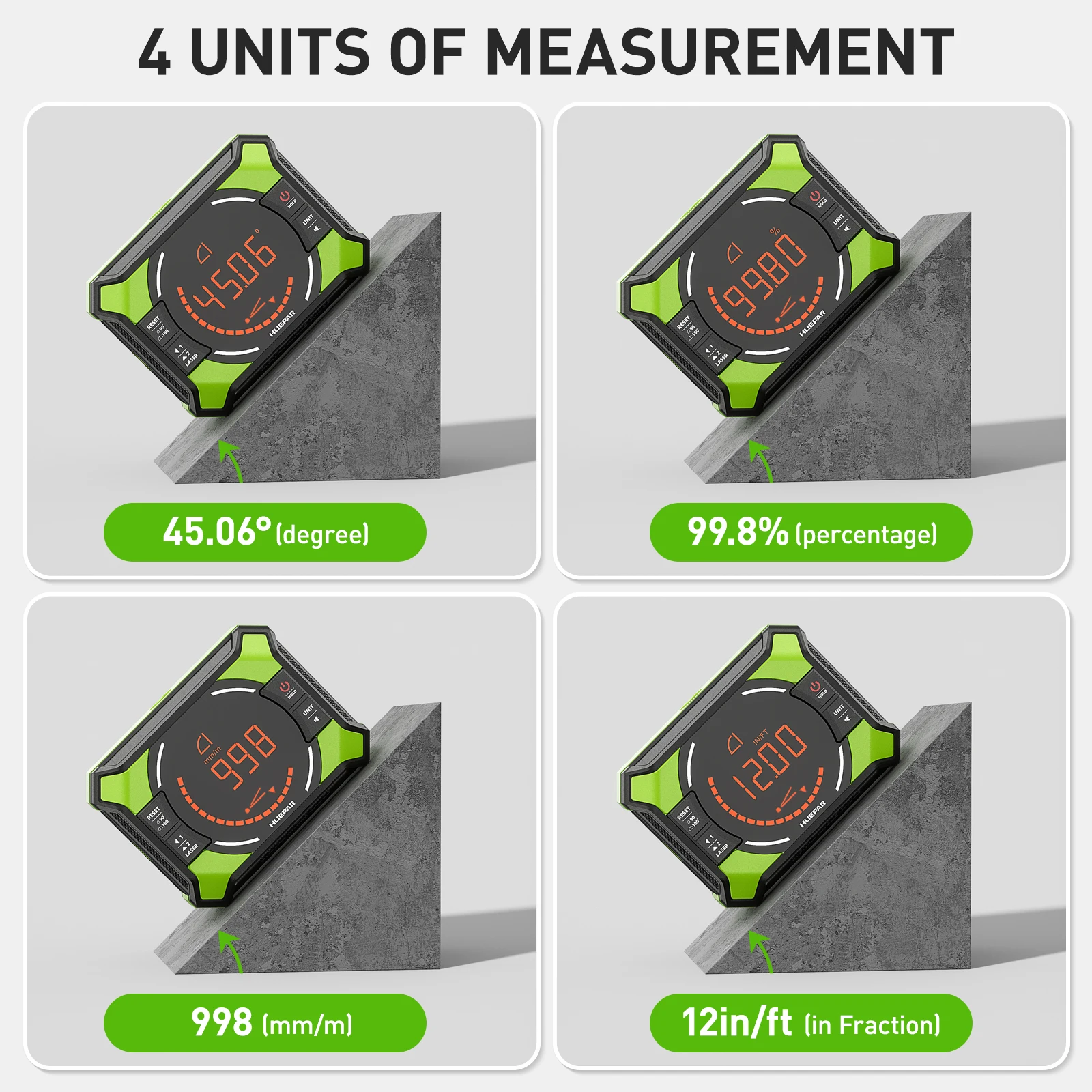 Digital Laser Angle Gauge Electronic Protractor Angle Finder With LCD display Screen & Magnetic Inclinometer Laser Dot Digital Laser Angle Gauge Electronic Protractor Angle Finder With LCD display Screen & Magnetic Inclinometer Laser Dot