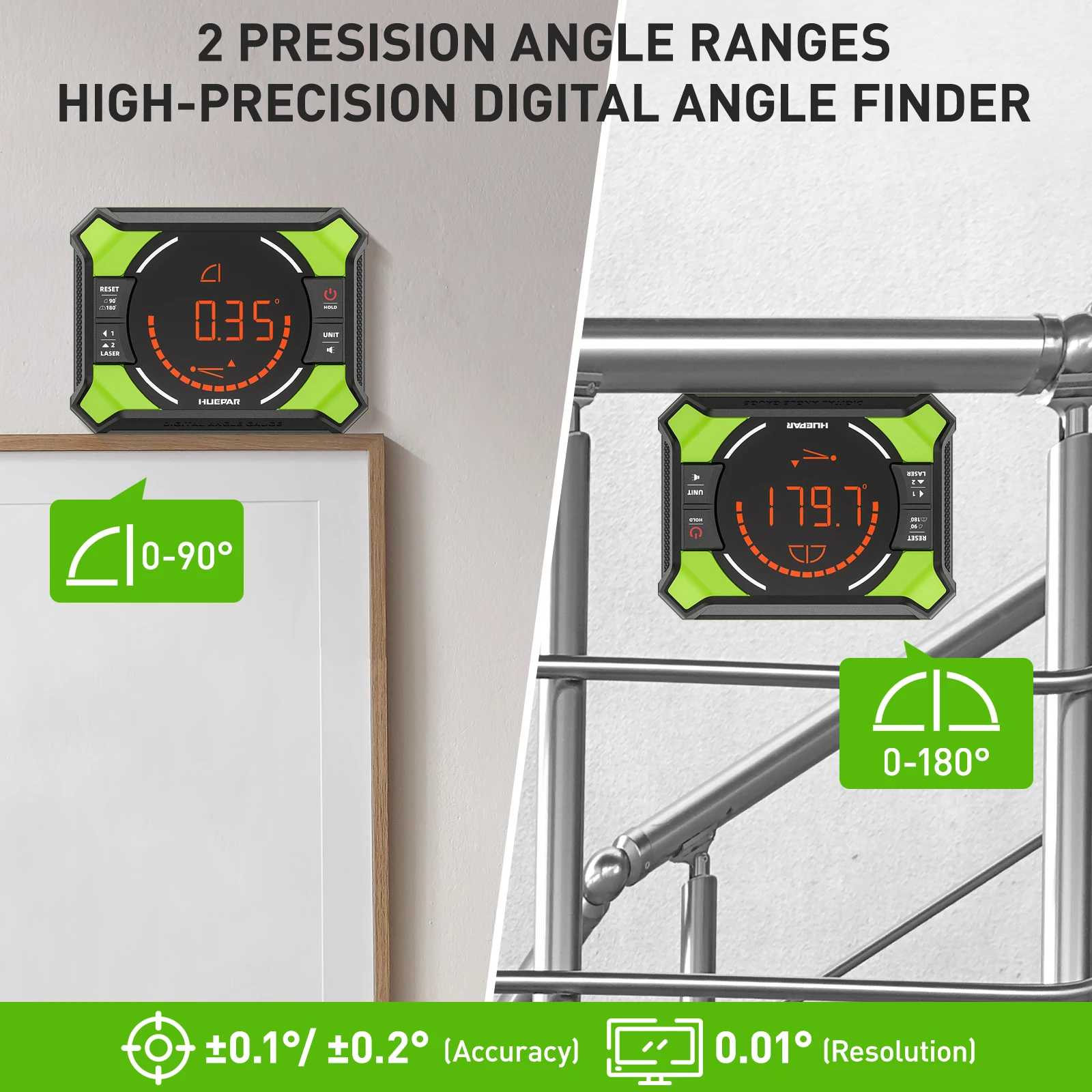 Digital Laser Angle Gauge Electronic Protractor Angle Finder With LCD display Screen & Magnetic Inclinometer Laser Dot Digital Laser Angle Gauge Electronic Protractor Angle Finder With LCD display Screen & Magnetic Inclinometer Laser Dot